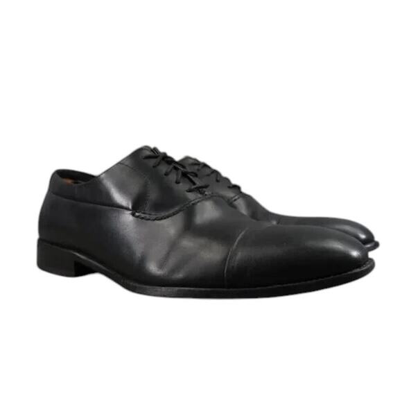Hart Schaffner Marx Shoe Men 11 Oxford Cap Toe Formal Professional Classic Black main image 8